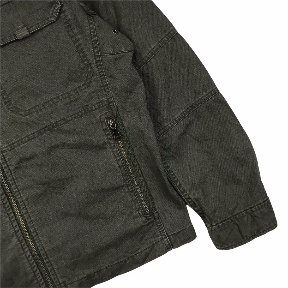 Uniqlo UNIQLO ARMY Military Jeans Hoodie Jacket Size US L / EU 52-54 / 3 - 5 Thumbnail
