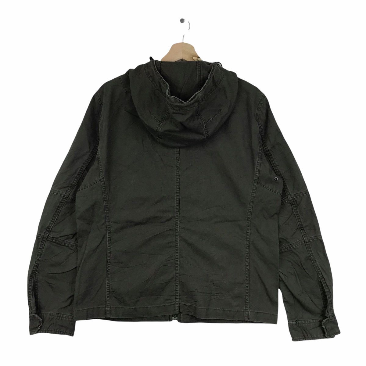 Uniqlo UNIQLO ARMY Military Jeans Hoodie Jacket Size US L / EU 52-54 / 3 - 2 Thumbnail