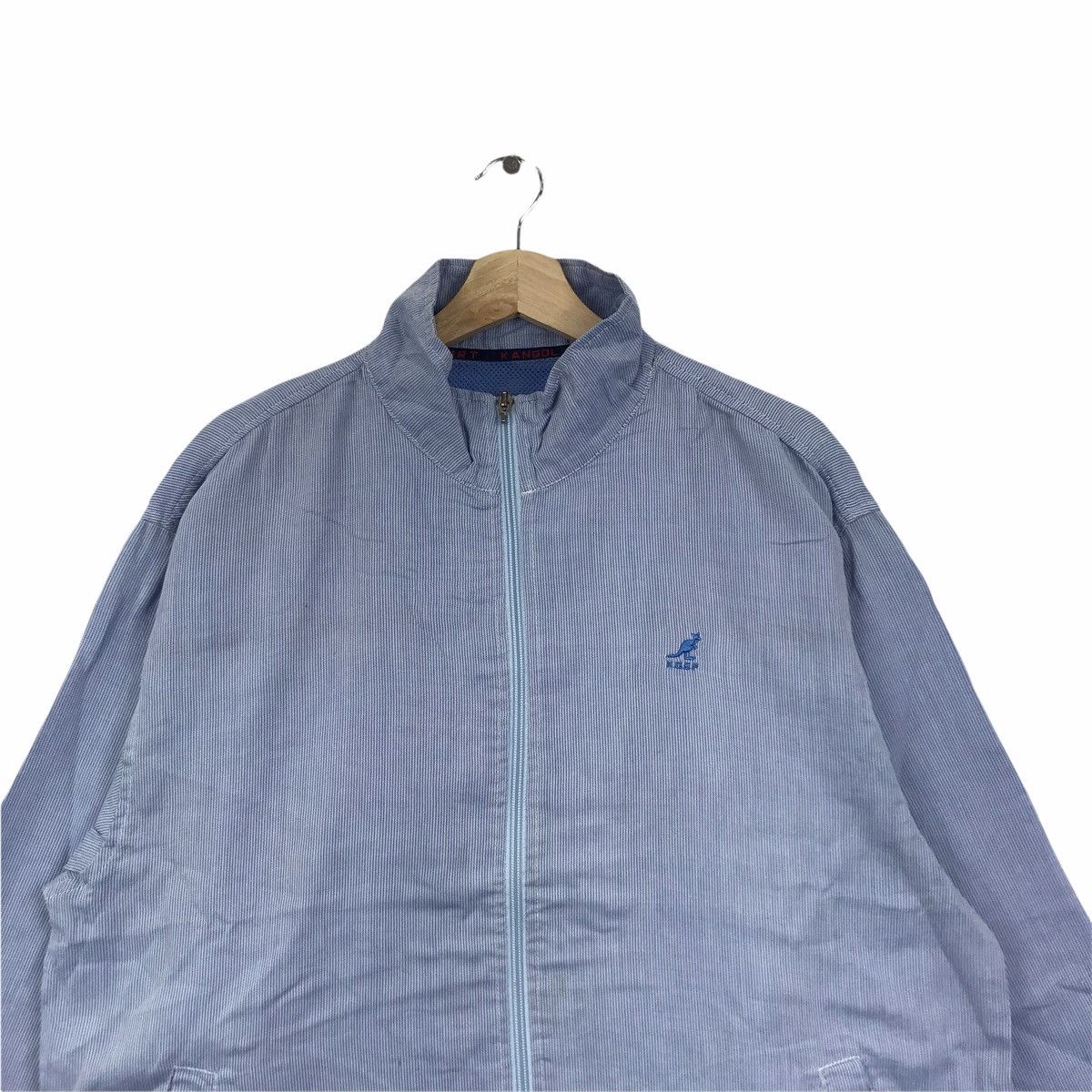 Kangol KANGOL Hip Hop Streetwear Zipper Light Jacket Size US XL / EU 56 / 4 - 3 Thumbnail