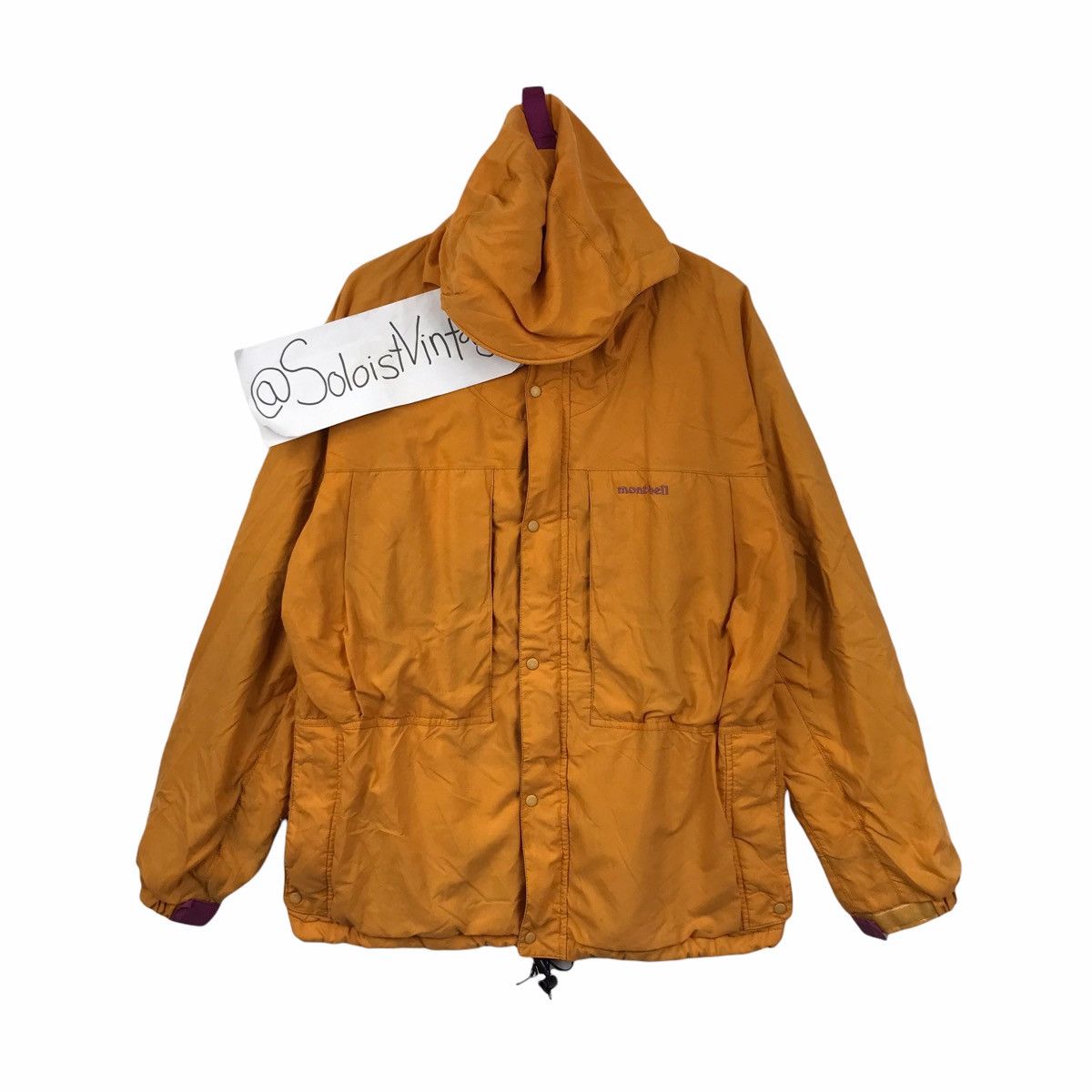 Montbell Vintage MONTBELL Windbreaker Hoodie Jacket Size US L / EU 52-54 / 3 - 1 Thumbnail