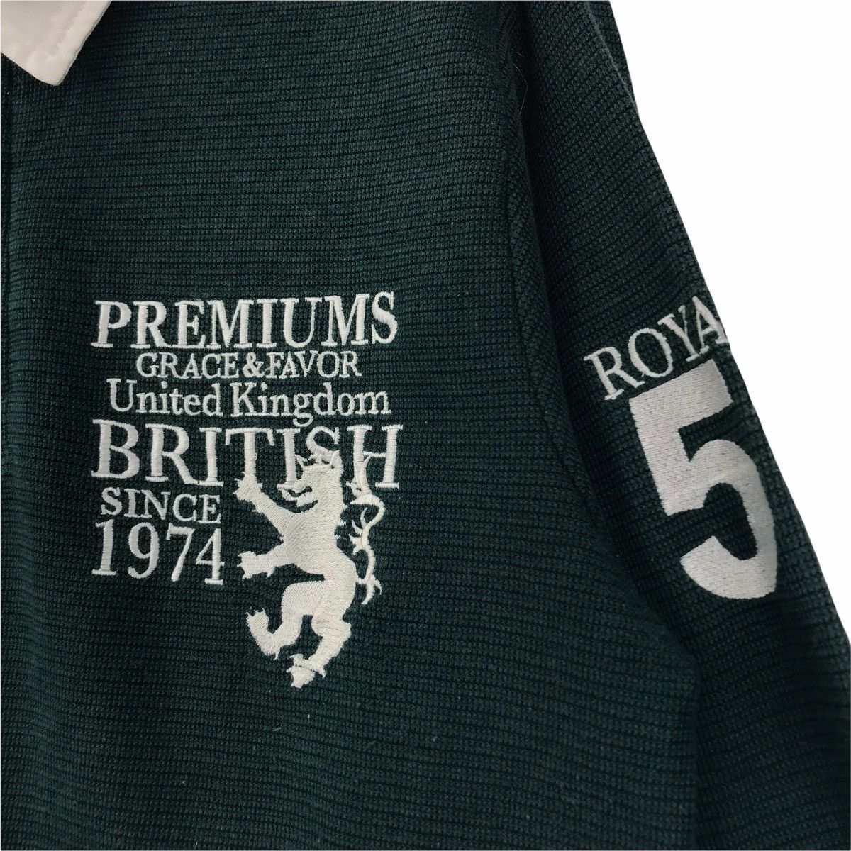 Vintage DINA BIRD UNION Made United Kingdom England Polo Shirt Size US XL / EU 56 / 4 - 6 Thumbnail