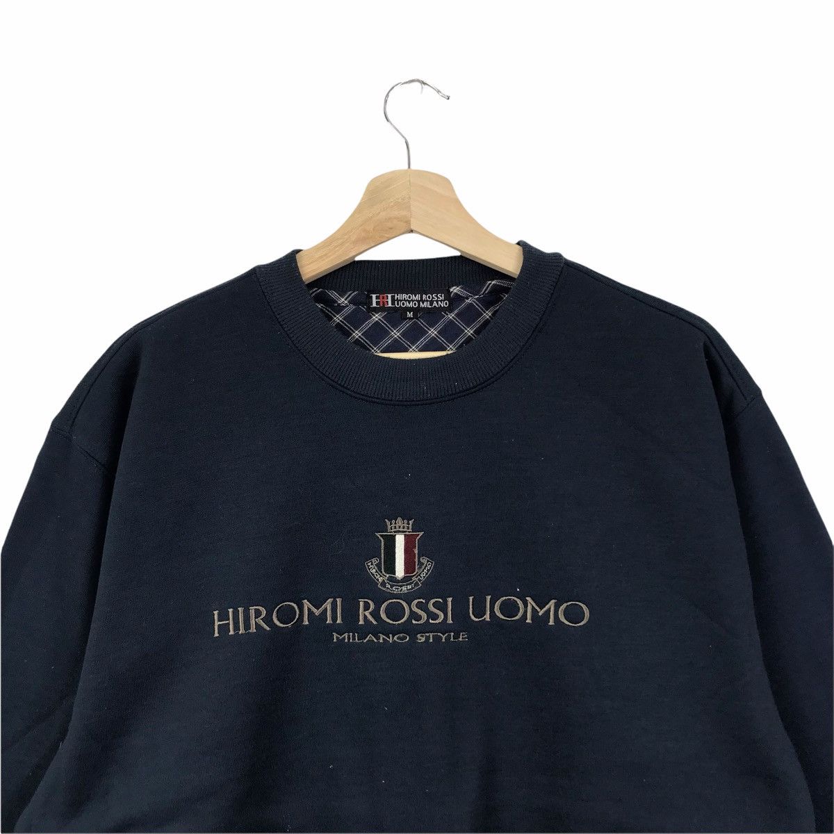 Japanese Brand HIROMI ROSSI UOMO Italian Designer Sweatshirt Size US M / EU 48-50 / 2 - 3 Thumbnail