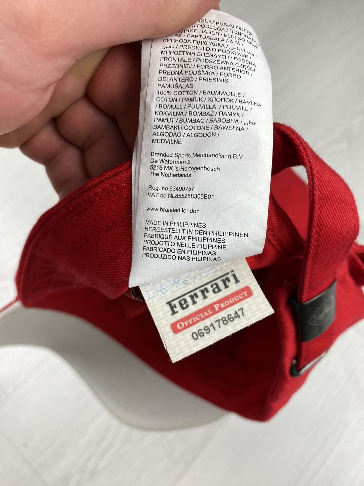 Ferrari Ferrari F1 Scuderia Cap Hat BMW Honda Audi Jaguar Mercedes Size ONE SIZE - 11 Thumbnail