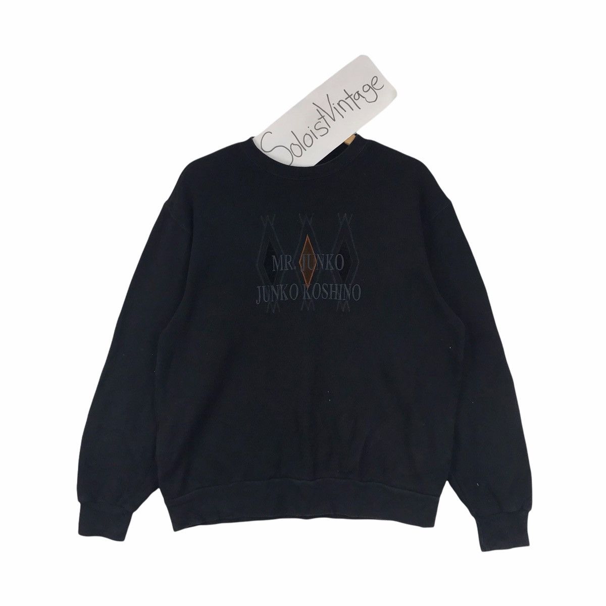 Mr. Junko MR JUNKO KOSHINO Japanese Brand Black Sweatshirt Size US M / EU 48-50 / 2 - 1 Thumbnail