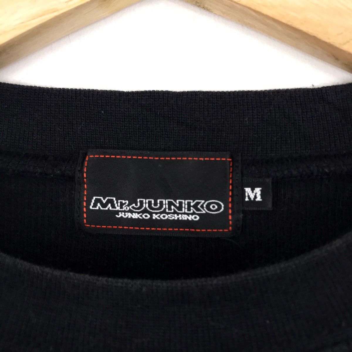 Mr. Junko MR JUNKO KOSHINO Japanese Brand Black Sweatshirt Size US M / EU 48-50 / 2 - 4 Thumbnail