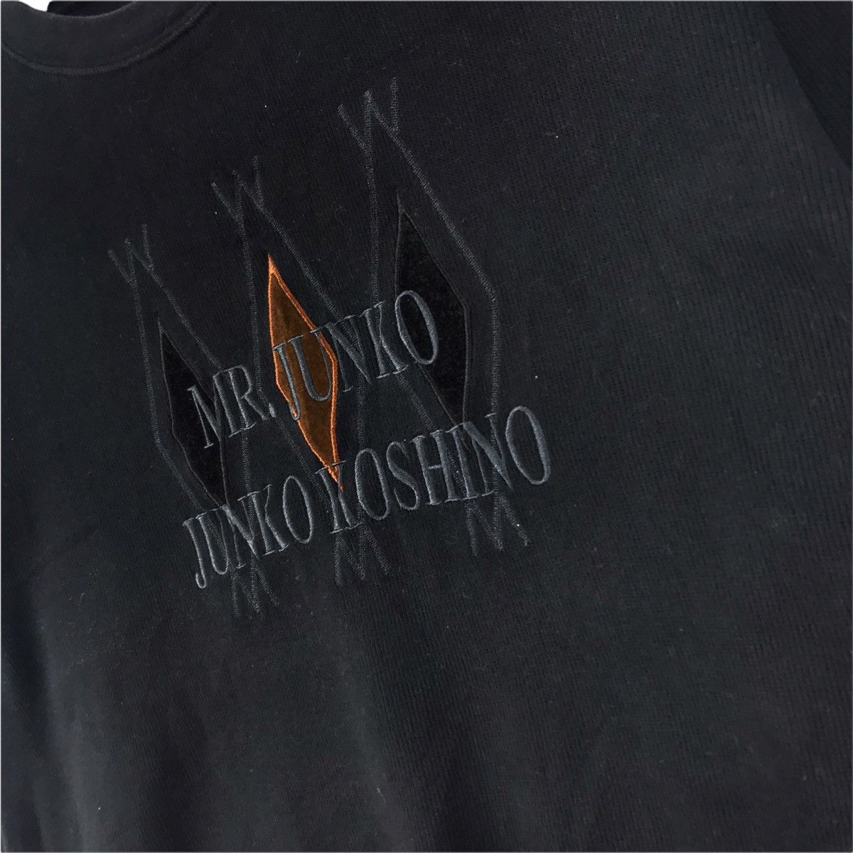 Mr. Junko MR JUNKO KOSHINO Japanese Brand Black Sweatshirt Size US M / EU 48-50 / 2 - 5 Thumbnail