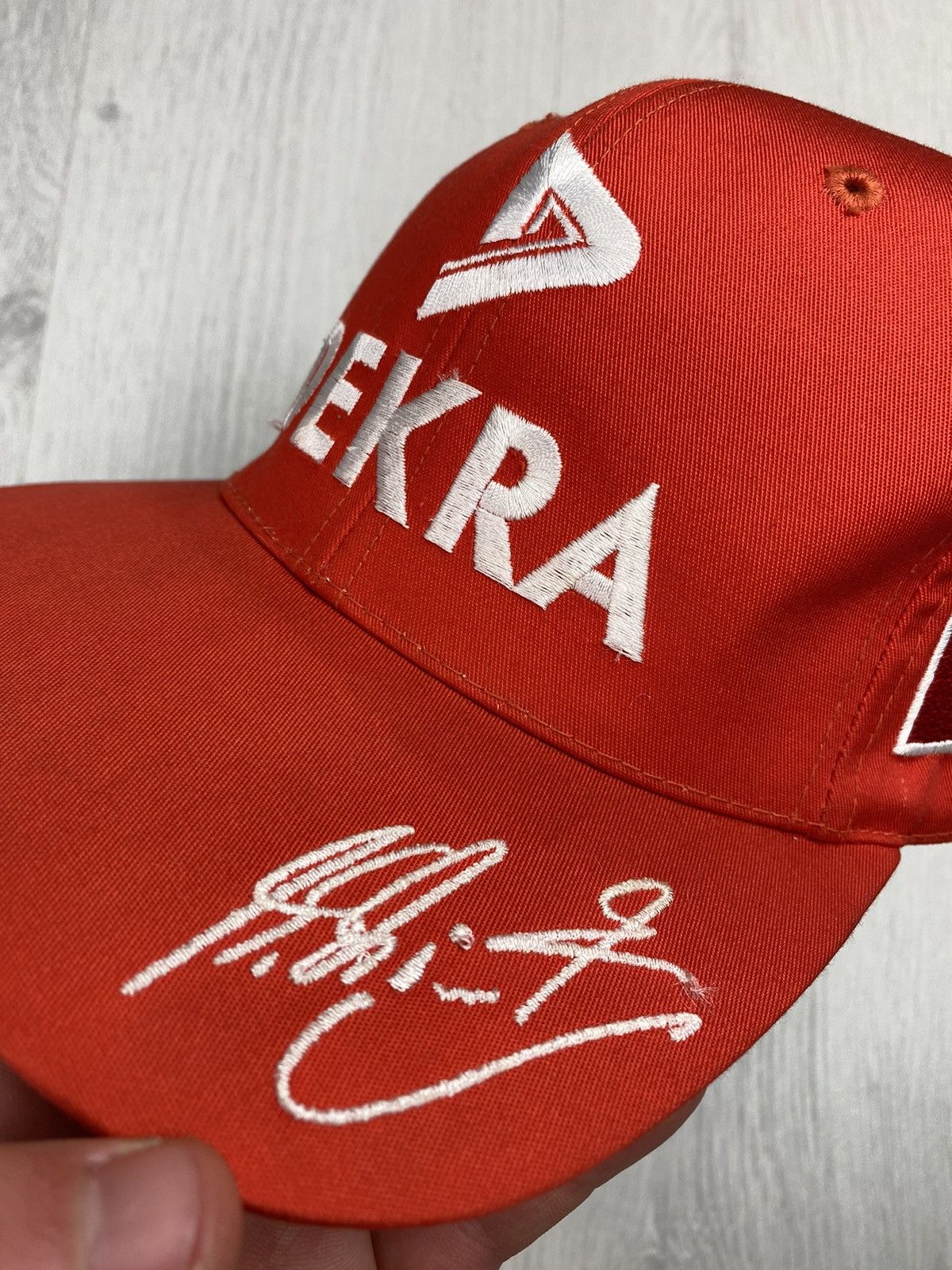Vintage Ferrari Dekka Michael Schumacher Cap Hat BMW Jaguar Mercedes Size ONE SIZE - 6 Thumbnail