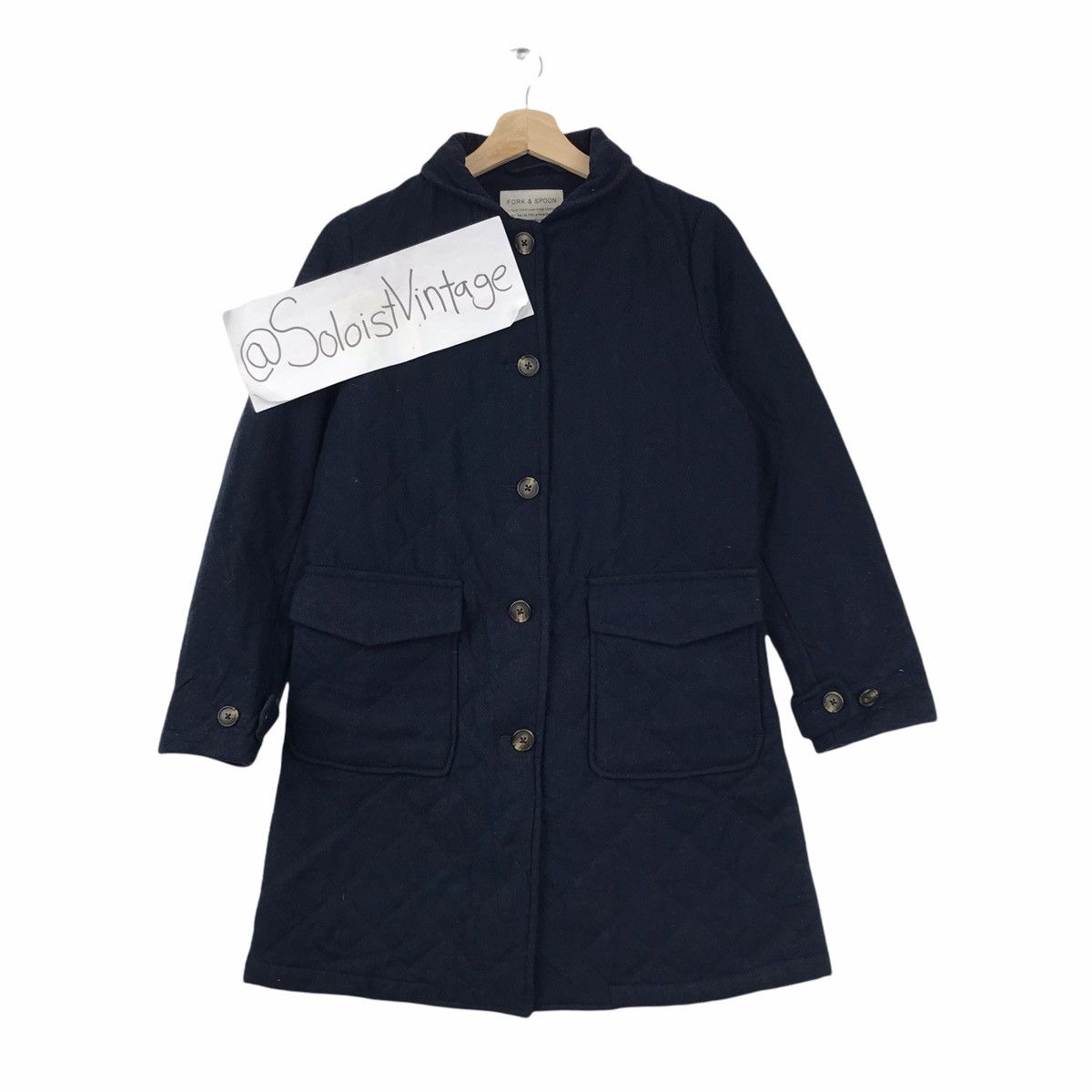 URBAN RESEARCH DOORS URBAN RESEARCH Fork & Spoon Japanese Brand Long Coat Size US S / EU 44-46 / 1 - 1 Thumbnail