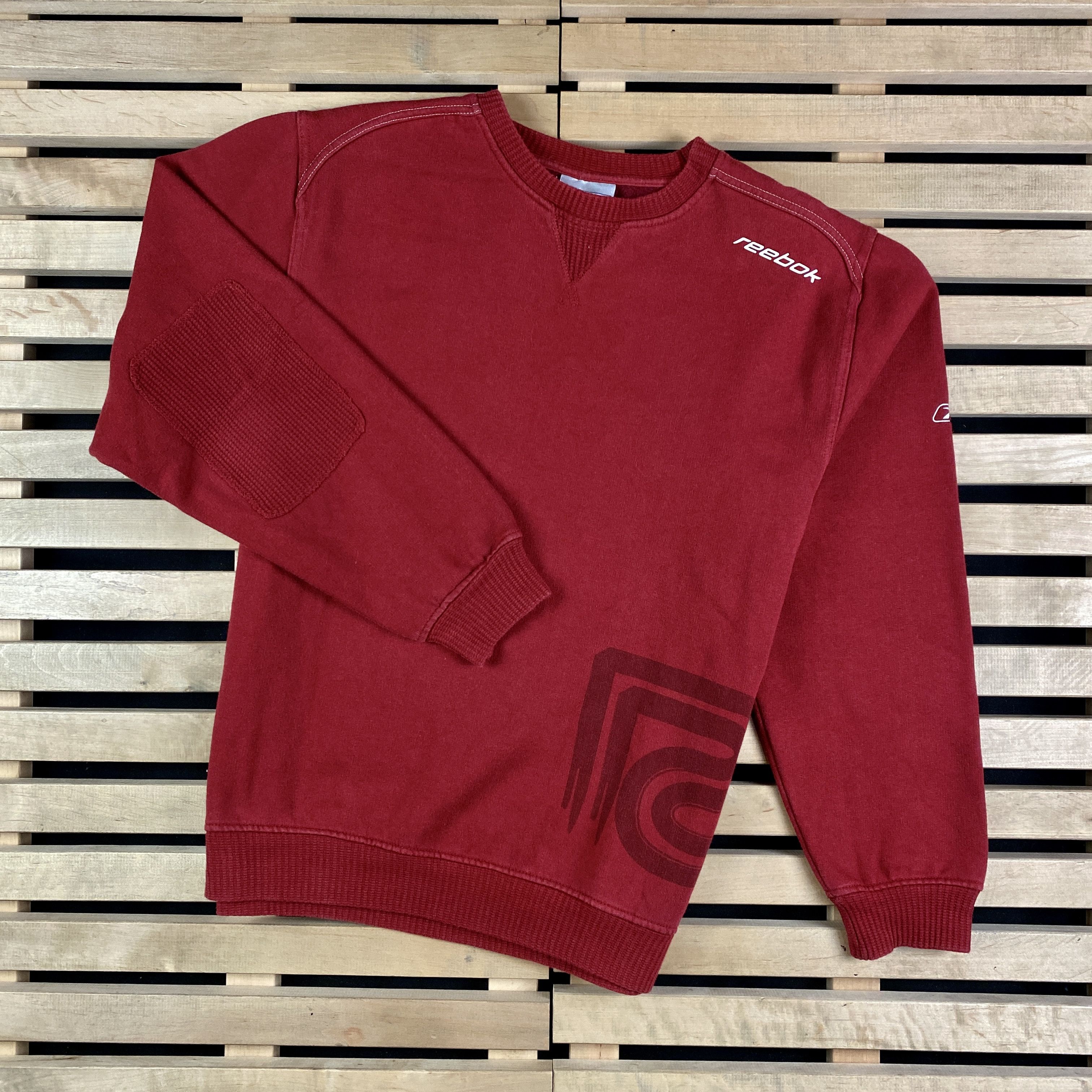 Reebok × Vintage Mens Sweatshirt Reebok Vintage Size S Red Size US S / EU 44-46 / 1 - 1 Thumbnail