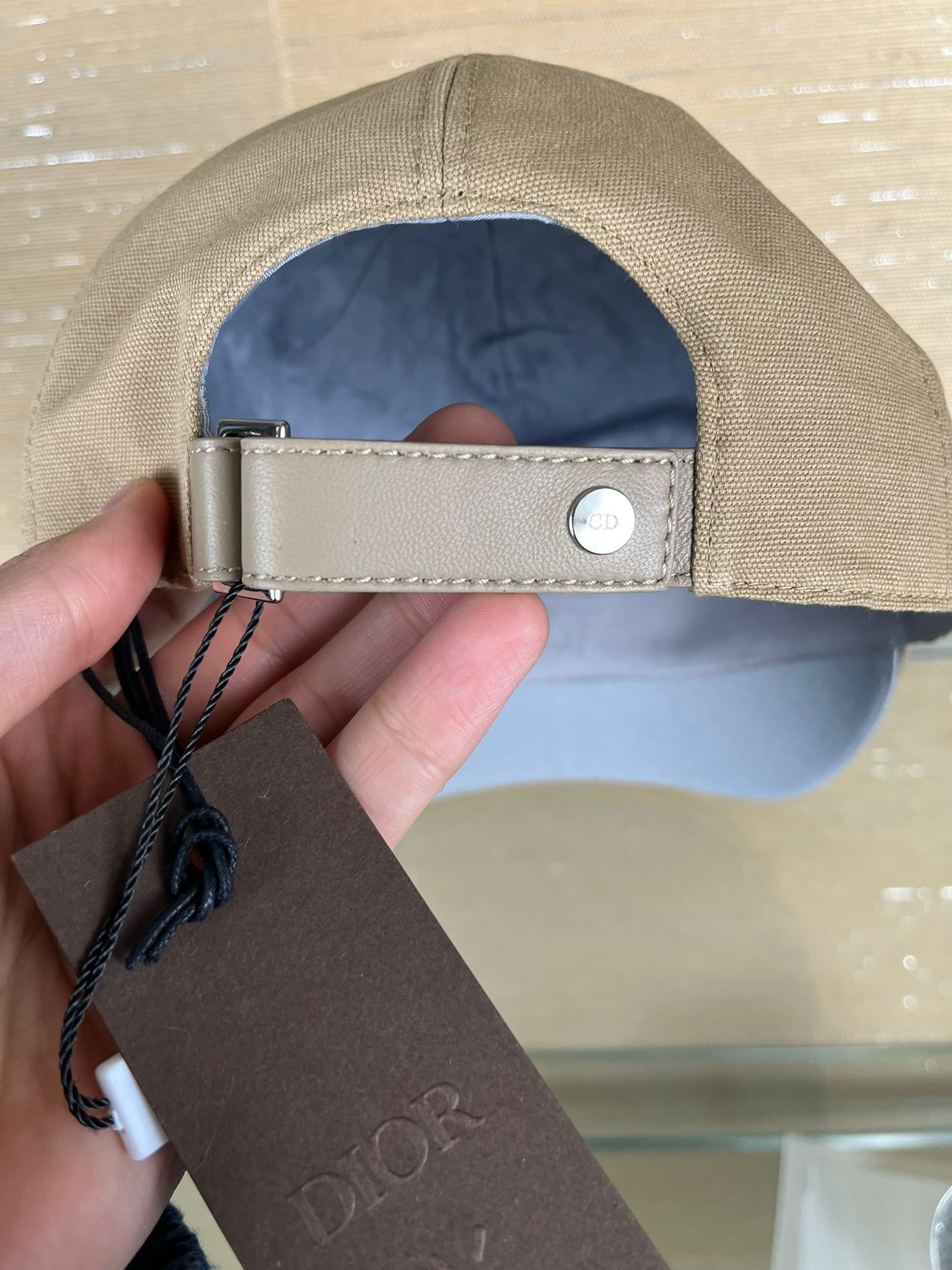 Dior Cactus Dior Embroidered Baseball Hat in Vert Size ONE SIZE - 6 Thumbnail
