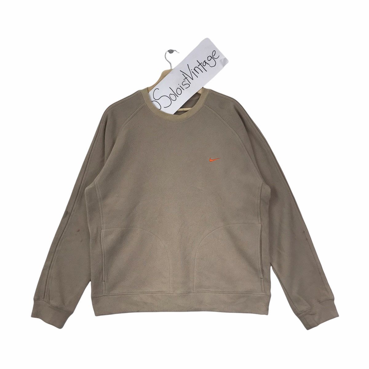 Nike NIKE SWOOSH Fleece Sportswear Sand Sweatshirt Size US L / EU 52-54 / 3 - 1 Thumbnail