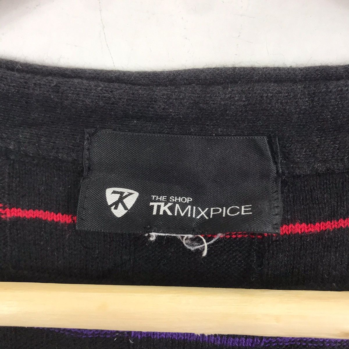 Japanese Brand TK MIX PICE Japanese Brand Rainbow Stripes Cardigan Size US S / EU 44-46 / 1 - 4 Thumbnail