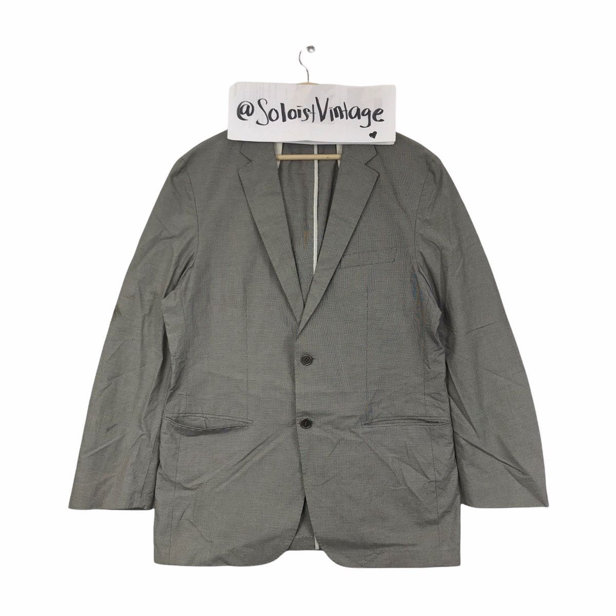 Hugo Boss BOSS By HUGO BOSS Japanese Brand Silver Blazer Coat Size US M / EU 48-50 / 2 - 1 Thumbnail