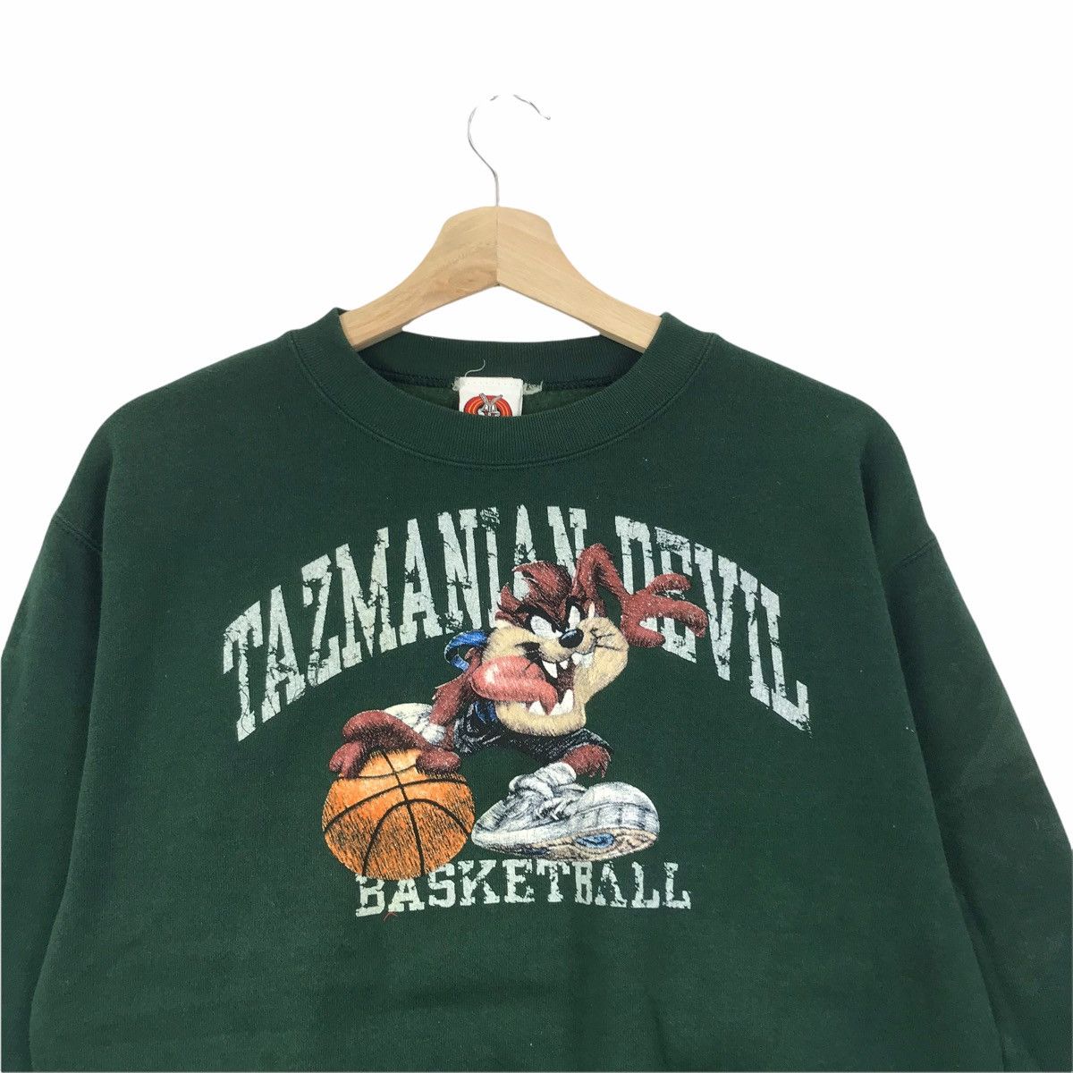 Disney Vintage 00s TAZ MANIA DISNEY Devil Looney Tunes Basketball Size US L / EU 52-54 / 3 - 3 Thumbnail