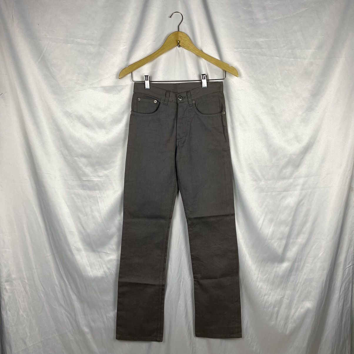 image of Helmut Lang Raw Silk Classic 5 Pocket Denim Jeans in Grey, Men's (Size 26)