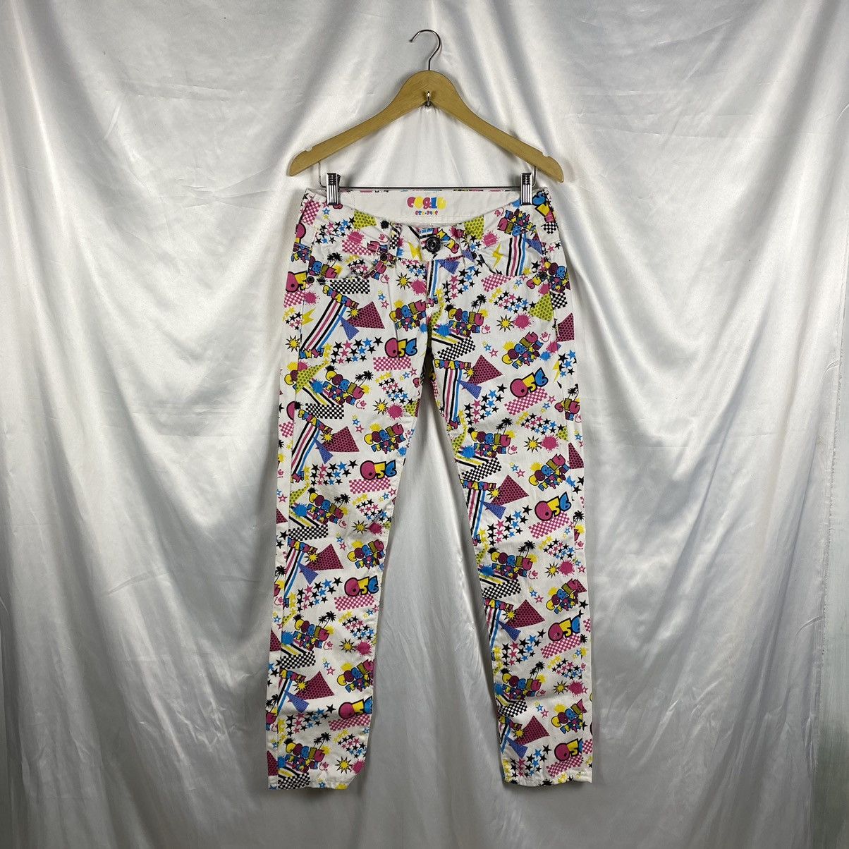 image of Co & Lu Full Print Jeans Inpired Hysteric Glamour in See On Pict, Women's (Size 27)