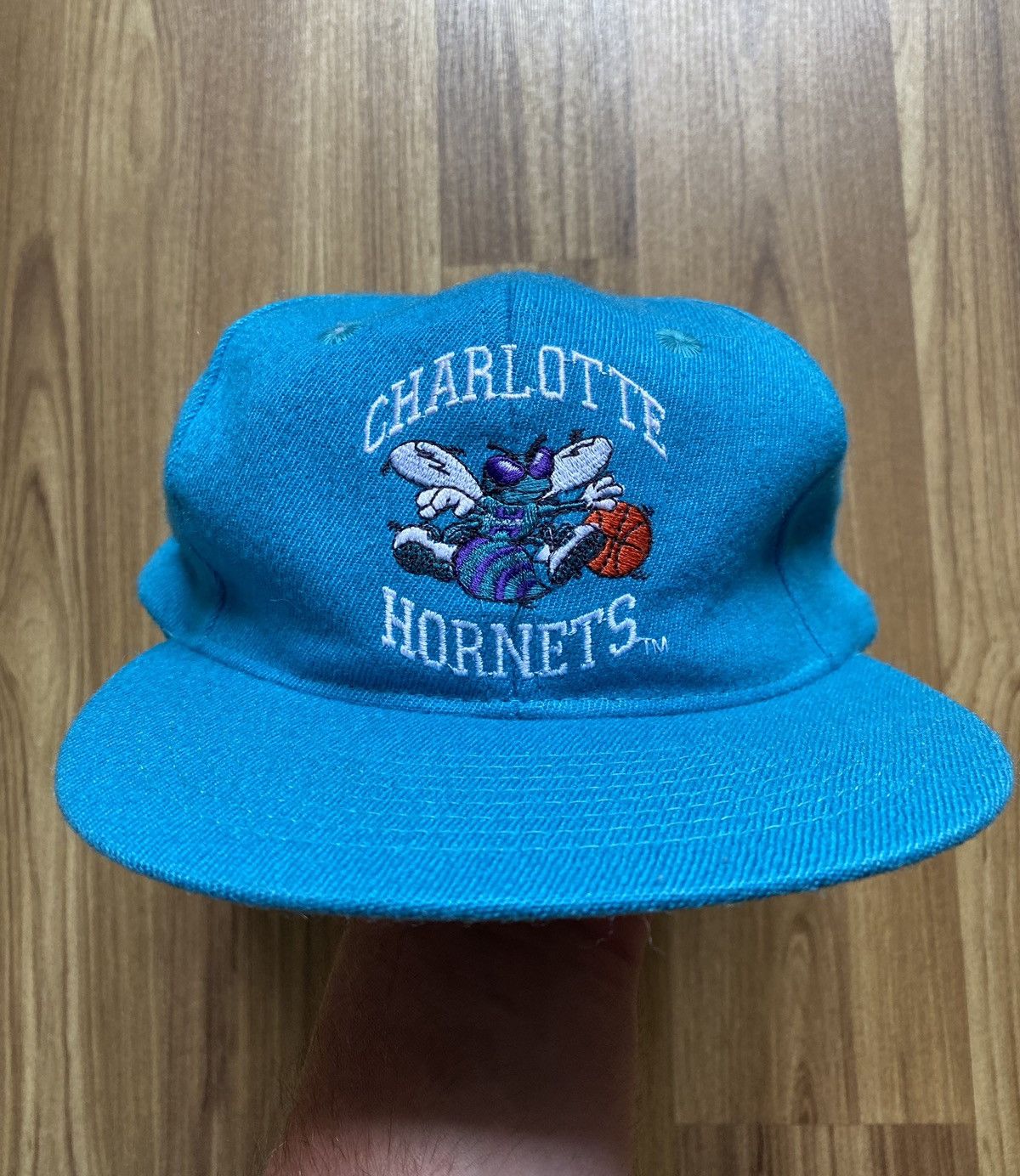 NBA Vintage Charlotte Hornets Wool Hat Cap Chicago Bulls Suns Size ONE SIZE - 1 Thumbnail
