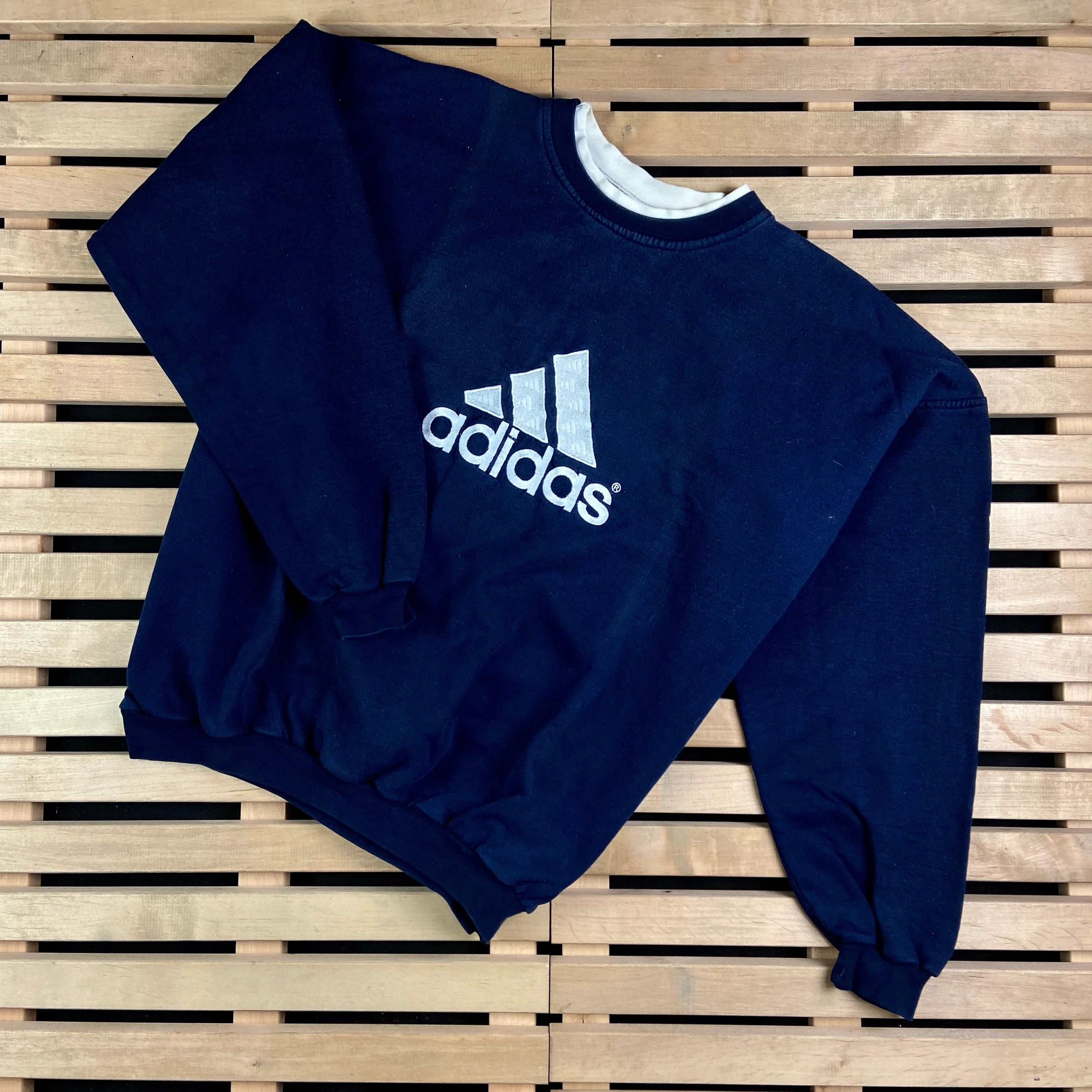 Adidas × Vintage Mens Sweatshirt Adidas Vintage Big Logo Size M Size US M / EU 48-50 / 2 - 1 Thumbnail