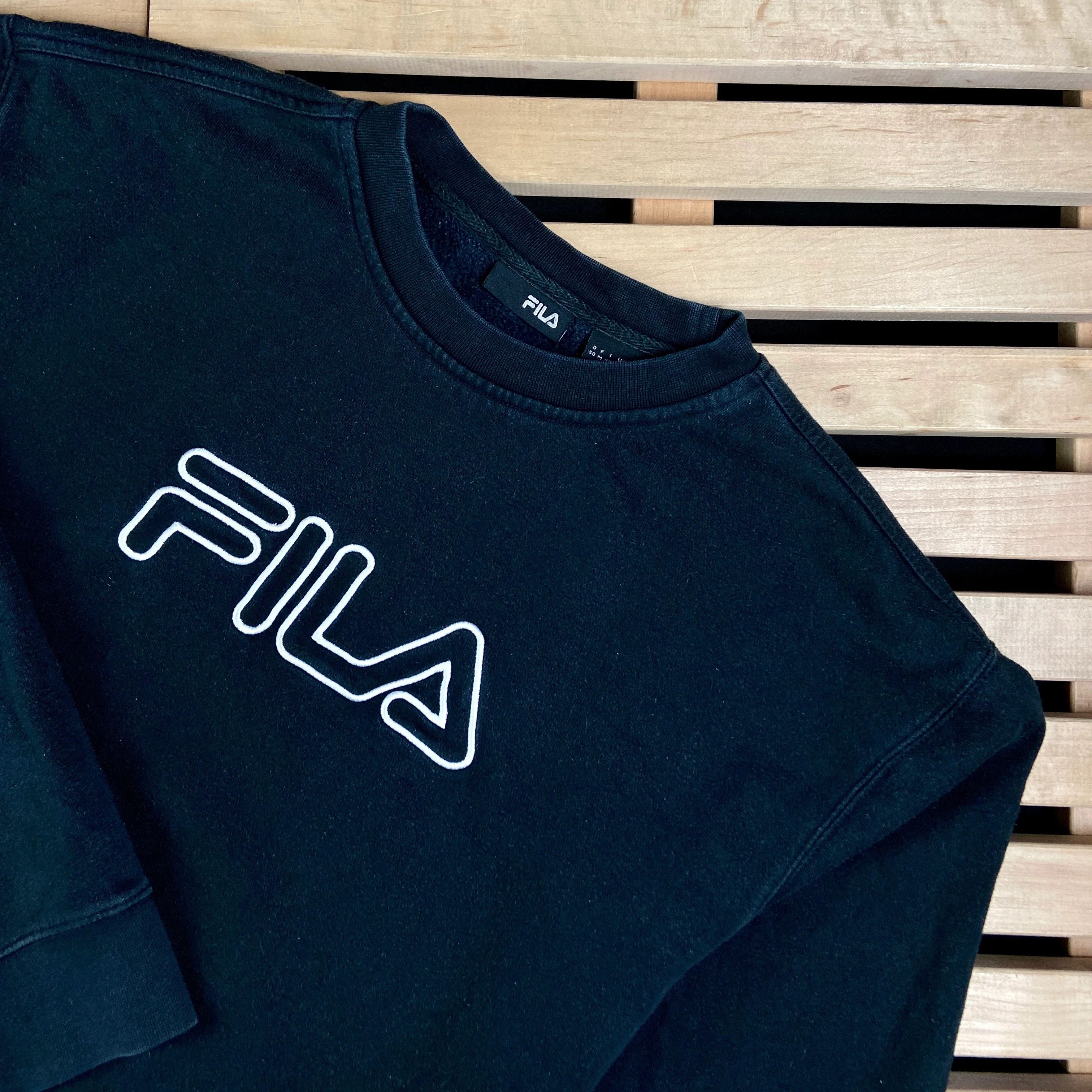 Fila × Vintage Mens Sweatshirt Fila Vintage Size M Big Logo Size US M / EU 48-50 / 2 - 2 Thumbnail
