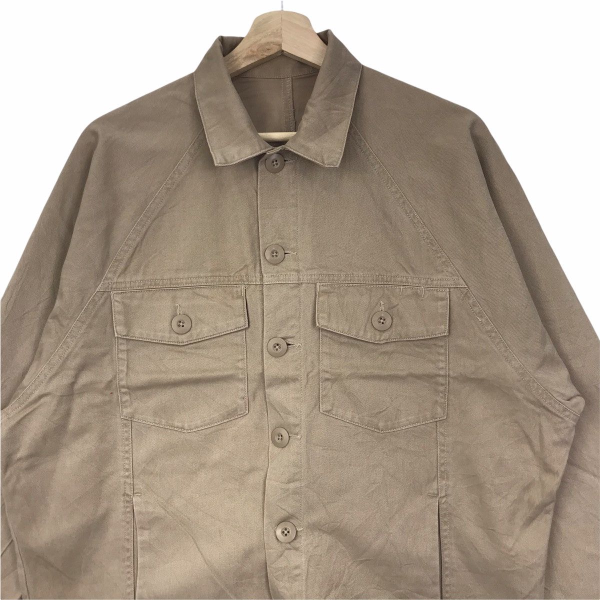 Japanese Brand AZUL By MOUSSY Japanese Brand Work Wear Khaki Jacket Size US M / EU 48-50 / 2 - 6 Thumbnail