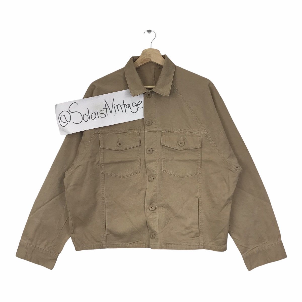 Japanese Brand AZUL By MOUSSY Japanese Brand Work Wear Khaki Jacket Size US M / EU 48-50 / 2 - 1 Thumbnail