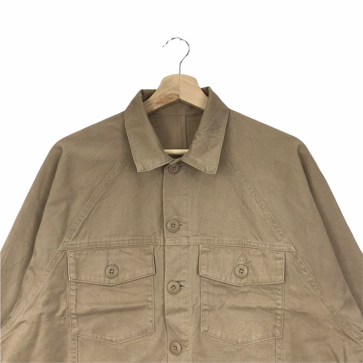 Japanese Brand AZUL By MOUSSY Japanese Brand Work Wear Khaki Jacket Size US M / EU 48-50 / 2 - 3 Thumbnail