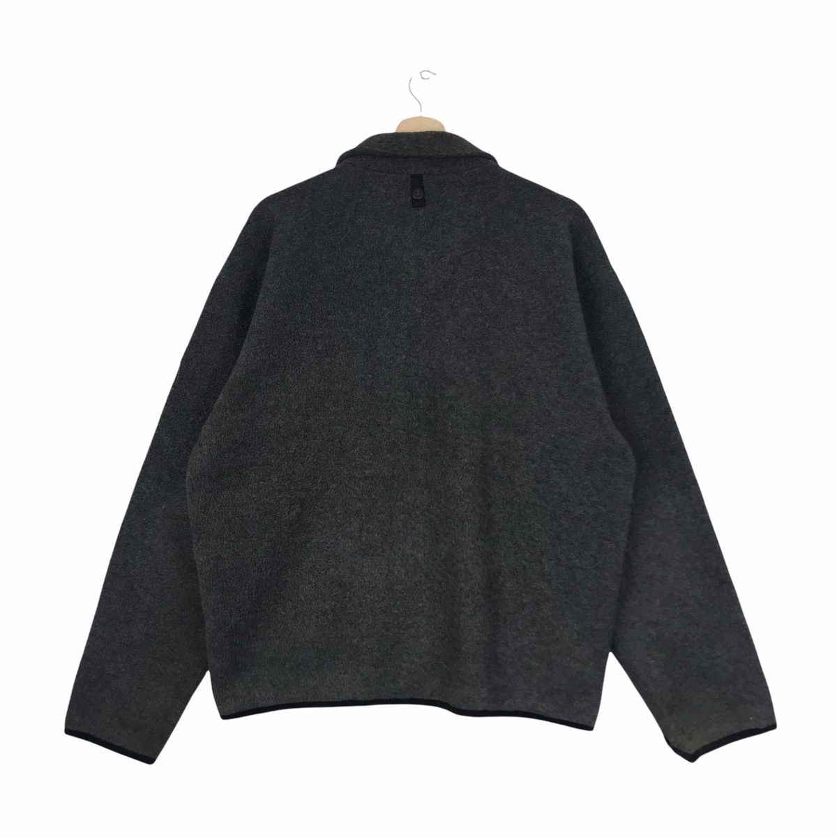 The North Face Vintage THE NORTH FACE TNF Grey Fleece Sweatshirt Size US M / EU 48-50 / 2 - 2 Thumbnail