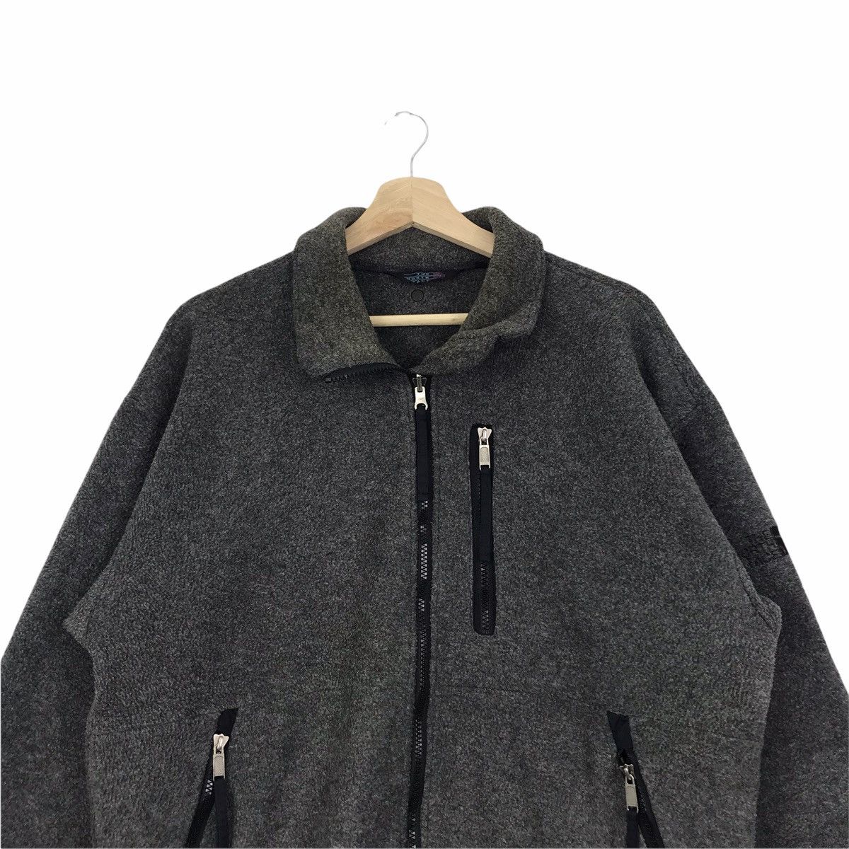 The North Face Vintage THE NORTH FACE TNF Grey Fleece Sweatshirt Size US M / EU 48-50 / 2 - 3 Thumbnail