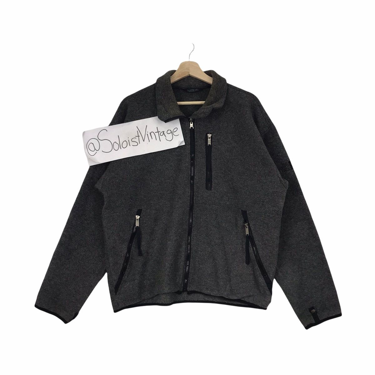 The North Face Vintage THE NORTH FACE TNF Grey Fleece Sweatshirt Size US M / EU 48-50 / 2 - 1 Thumbnail