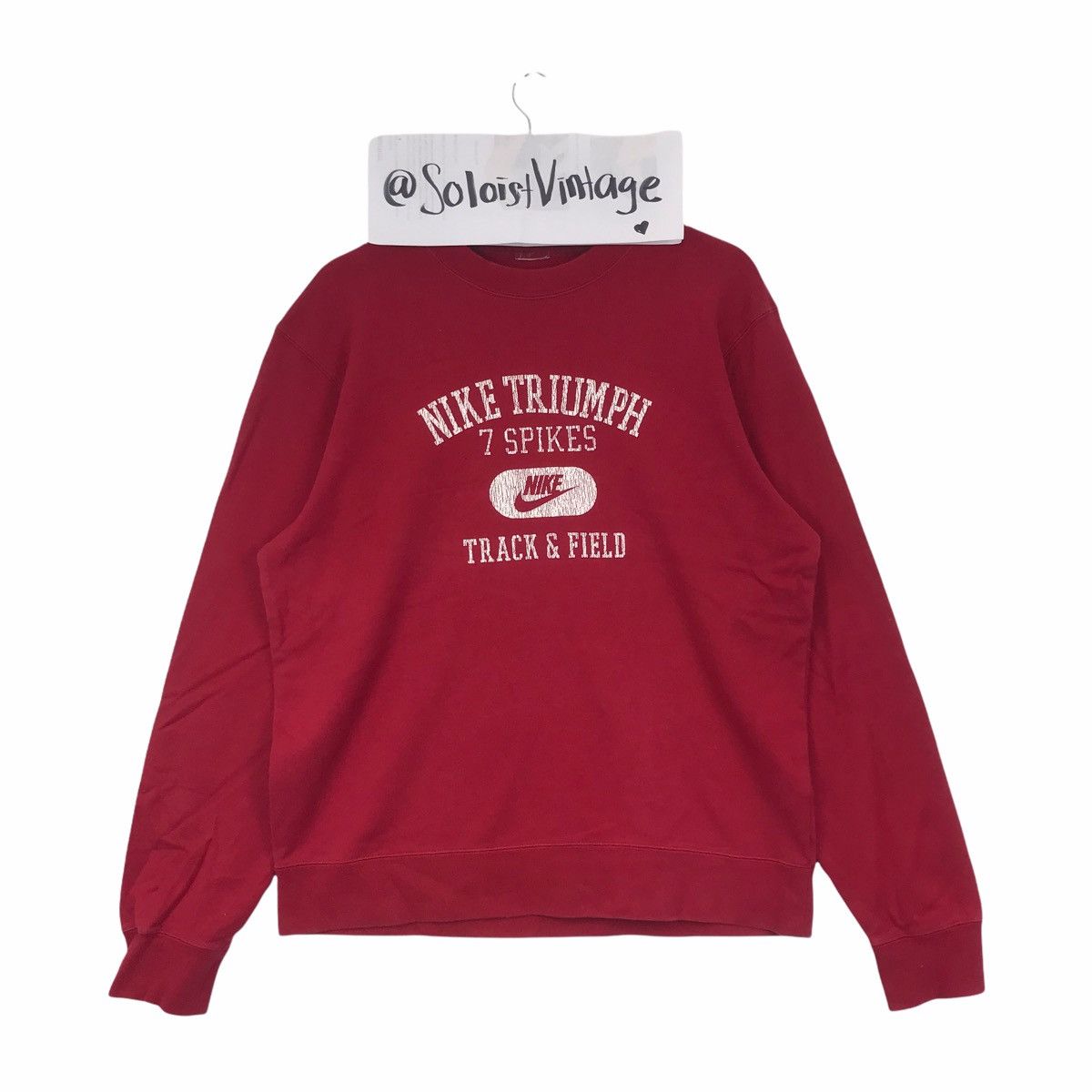 Nike NIKE TRIUMPH Track & Field 7 Spikes Red Sweatshirt Size US M / EU 48-50 / 2 - 1 Thumbnail