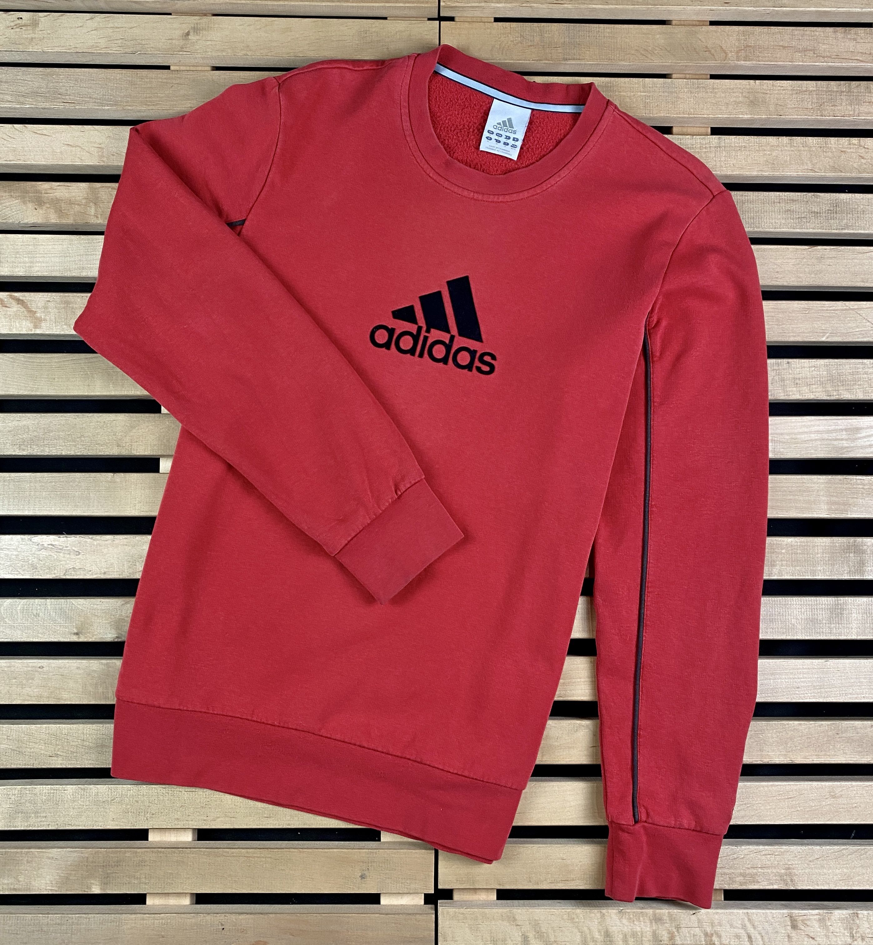 Adidas × Vintage Men’s Sweatshirt Long Sleeve Adidas Big Logo Vintage Size М Size US M / EU 48-50 / 2 - 1 Thumbnail