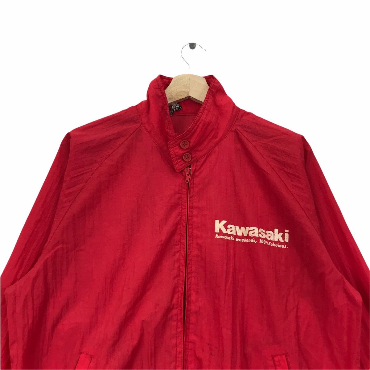 Vintage Vintage KAWASAKI RACING MOTORCYCLE MotoGP Light Jacket Size US M / EU 48-50 / 2 - 3 Thumbnail