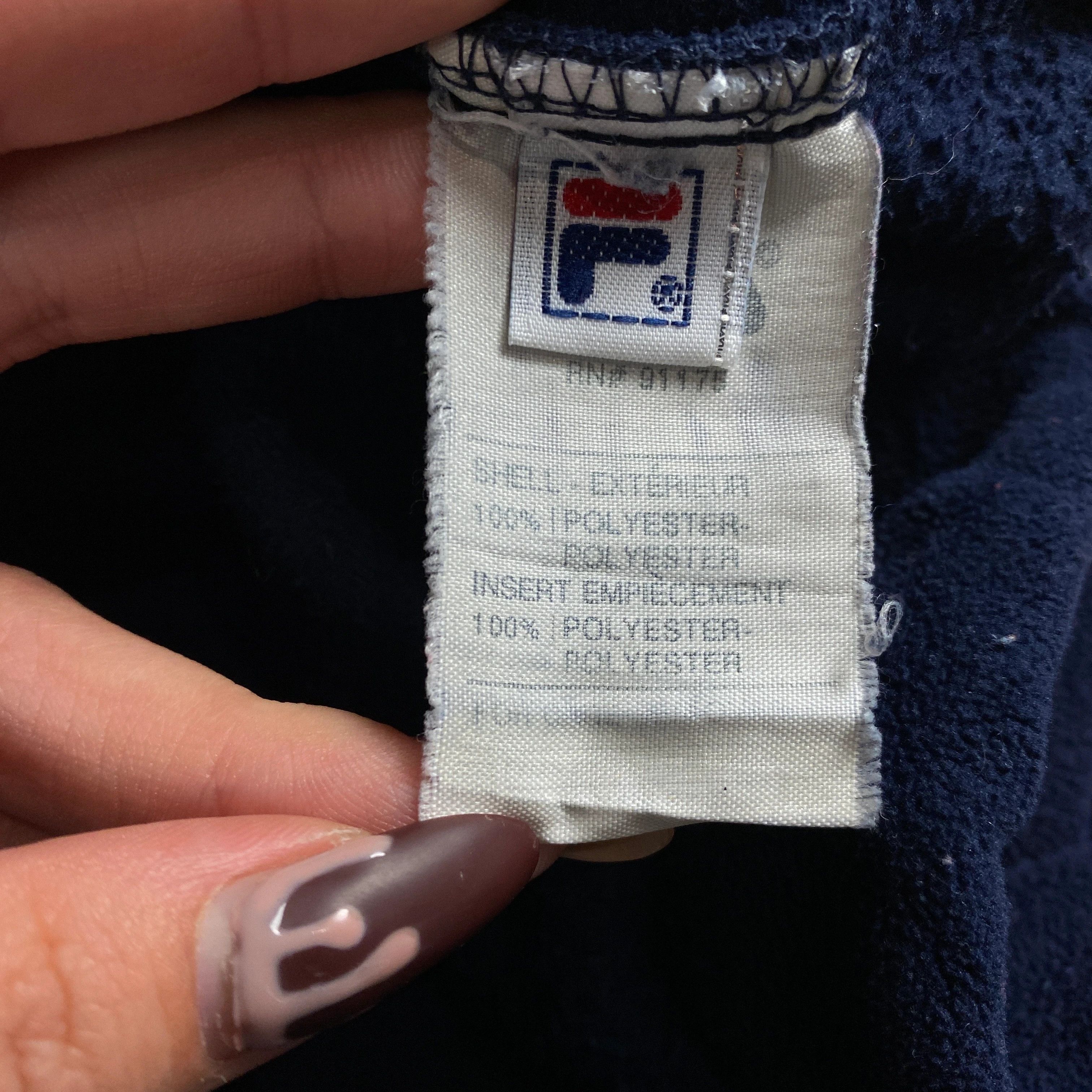 Fila × Vintage Mens Fila Vintage Fleece Jumper Size M Size US M / EU 48-50 / 2 - 7 Thumbnail