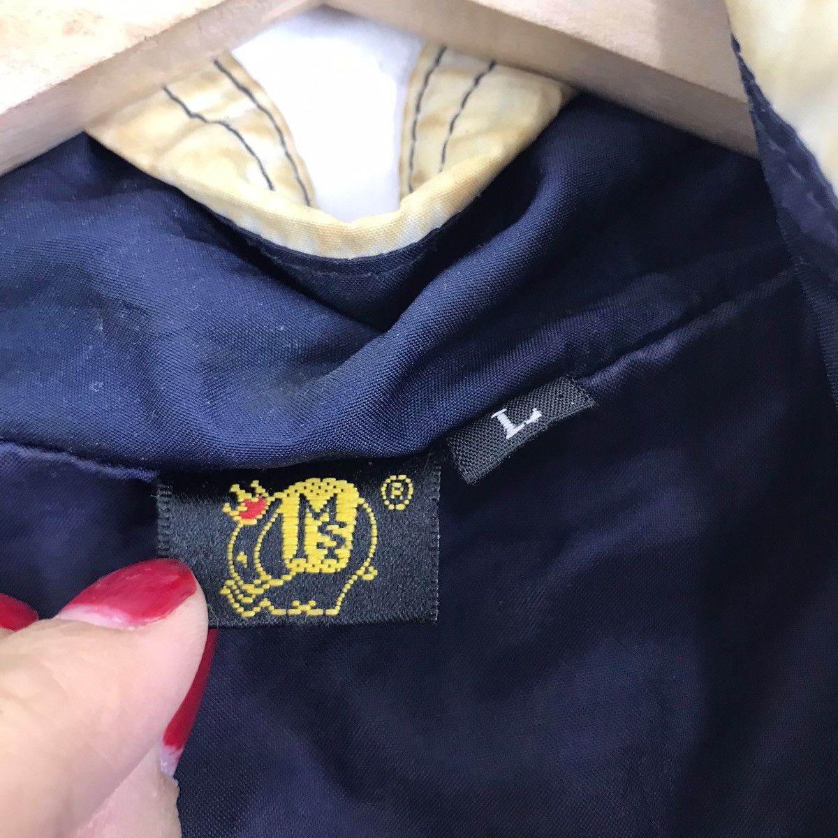 Other MARIO SABATINI Italian Designer Blue Windbreaker Jacket Size US L / EU 52-54 / 3 - 4 Thumbnail