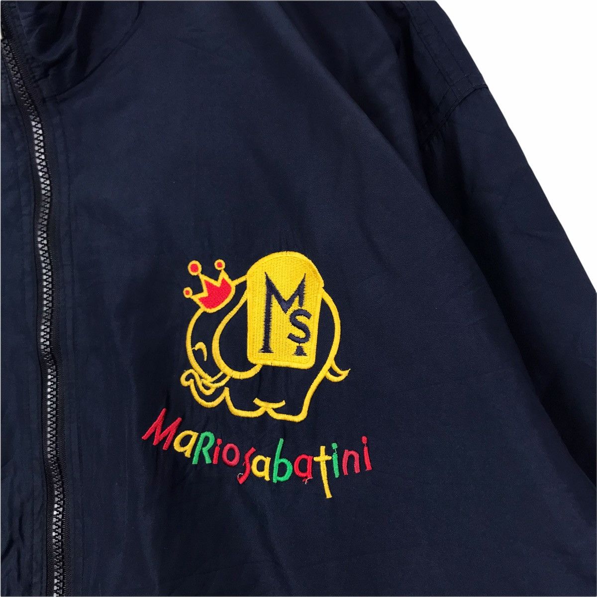 Other MARIO SABATINI Italian Designer Blue Windbreaker Jacket Size US L / EU 52-54 / 3 - 6 Thumbnail