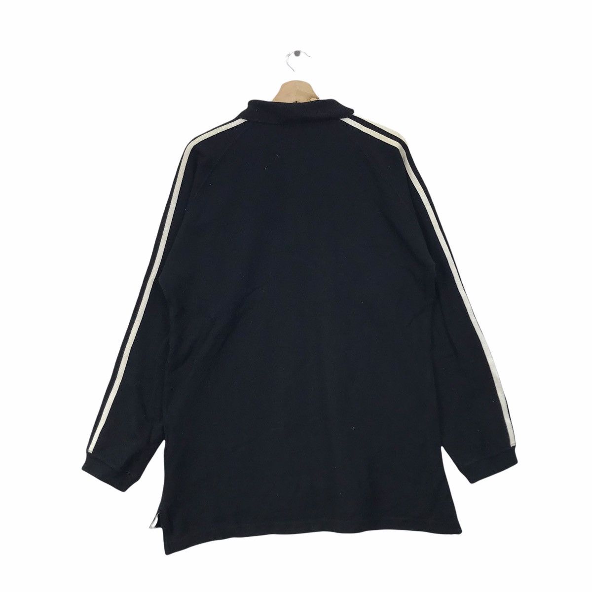 Adidas 90s ADIDAS SPELL OUT Sportswear Black Sweatshirt Size US L / EU 52-54 / 3 - 2 Thumbnail