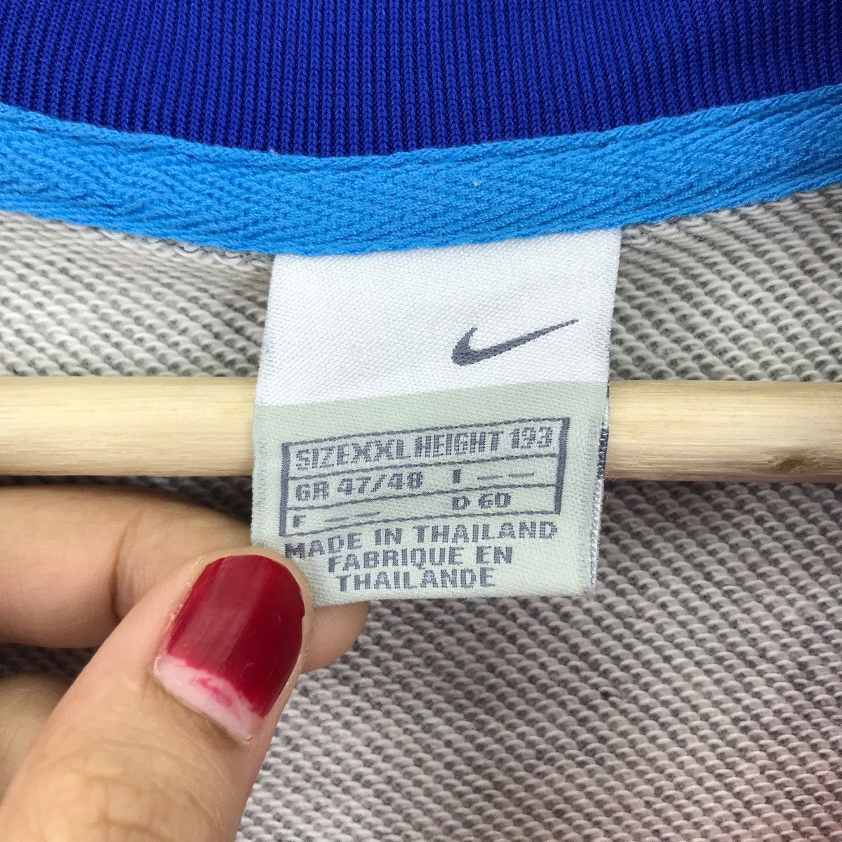 Nike NIKE SWOOSH #6 Track Top Grey Sweater Sweatshirt Size US XXL / EU 58 / 5 - 4 Thumbnail