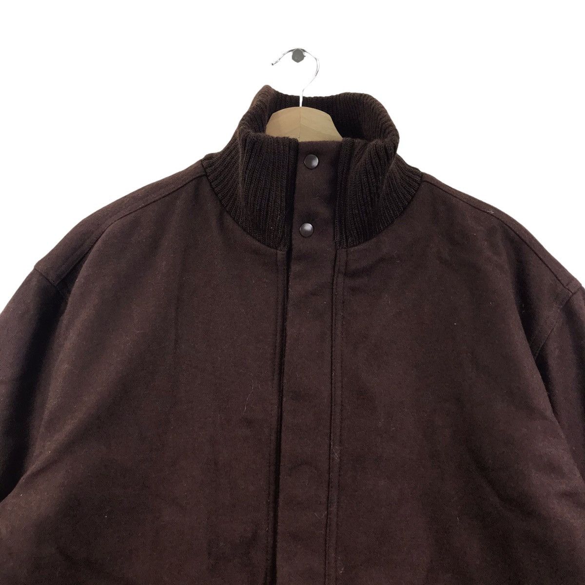 SHIPS SHIPS Japanese Brand Maroon Wool Coat Jacket Size US L / EU 52-54 / 3 - 2 Thumbnail
