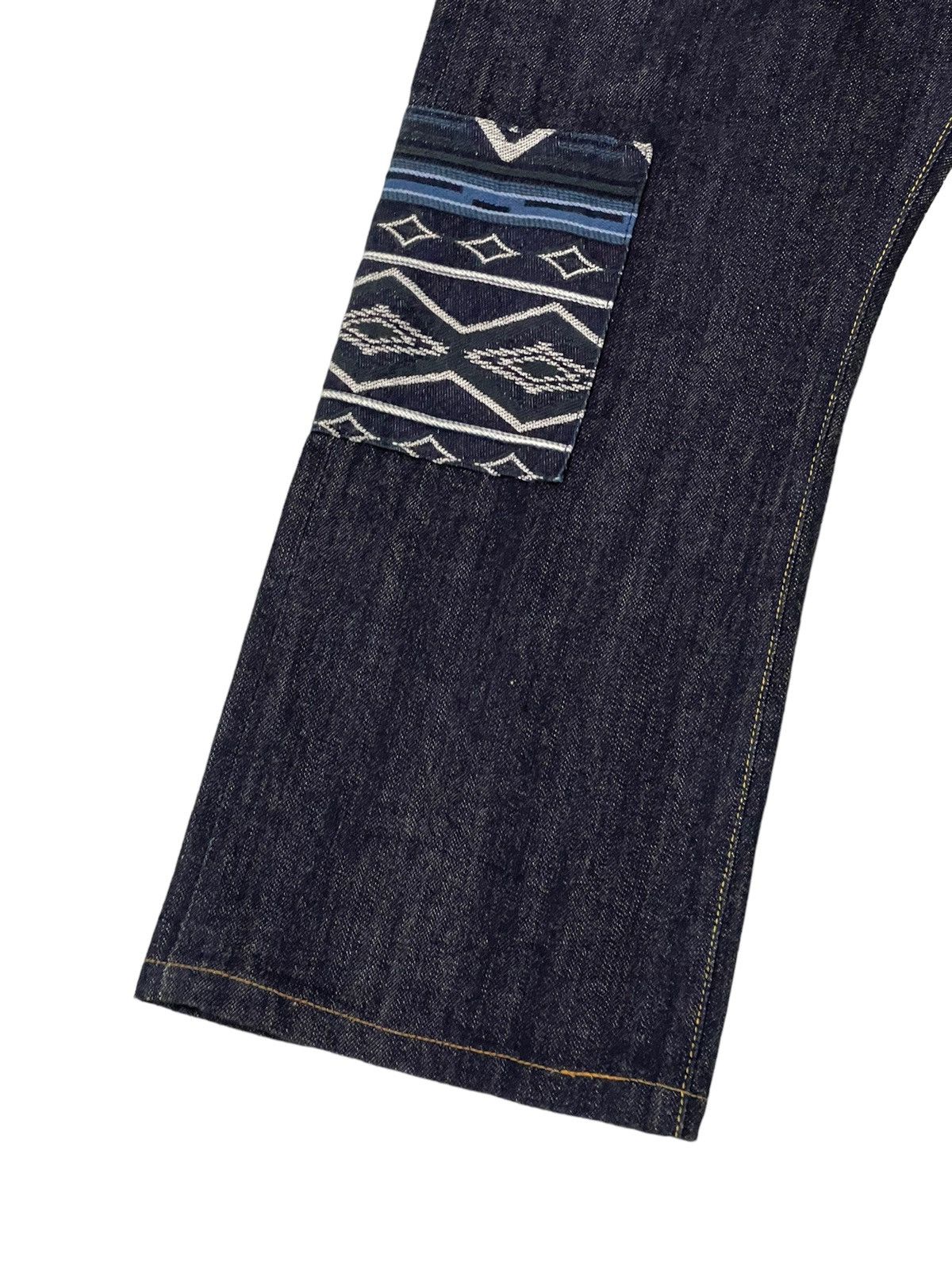 Japanese Brand Regular Jeans Earthly Cord Patchwork Denim Native Cropp 13🟦 Size US 36 / EU 52 - 13 Thumbnail