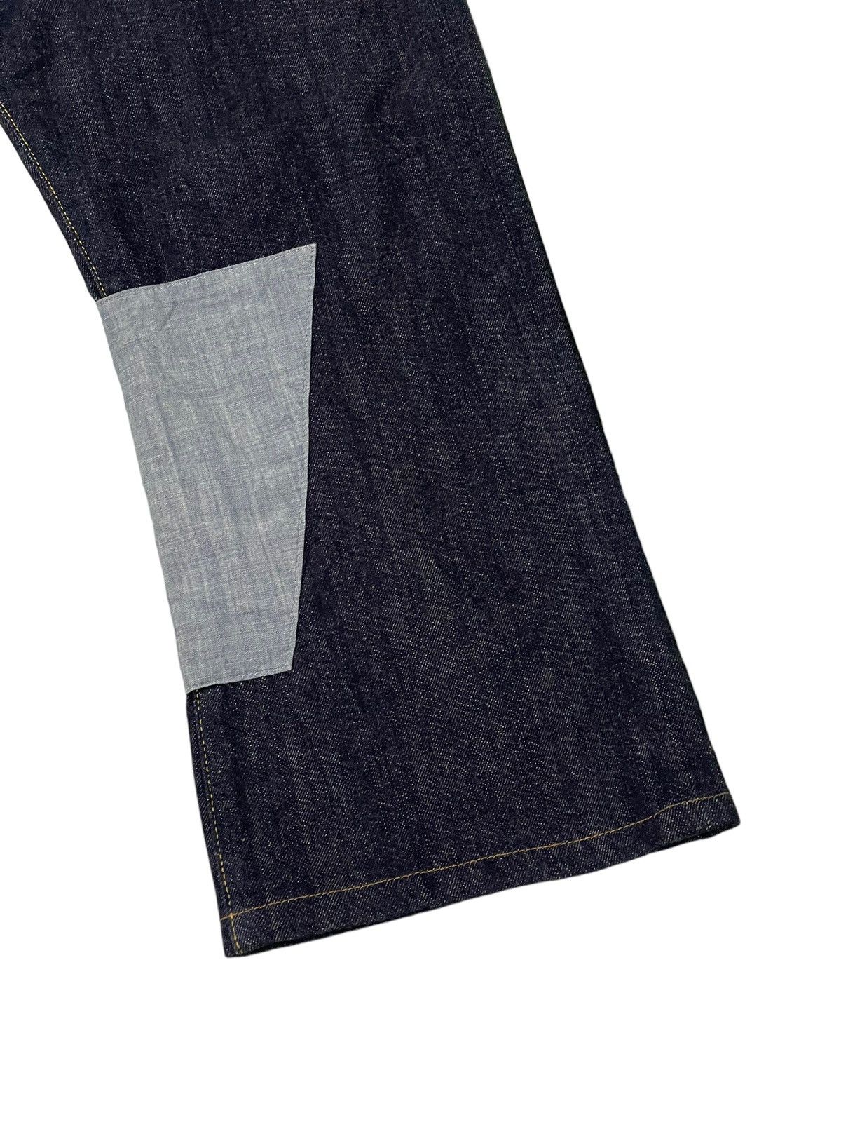 Japanese Brand Regular Jeans Earthly Cord Patchwork Denim Native Cropp 13🟦 Size US 36 / EU 52 - 12 Thumbnail