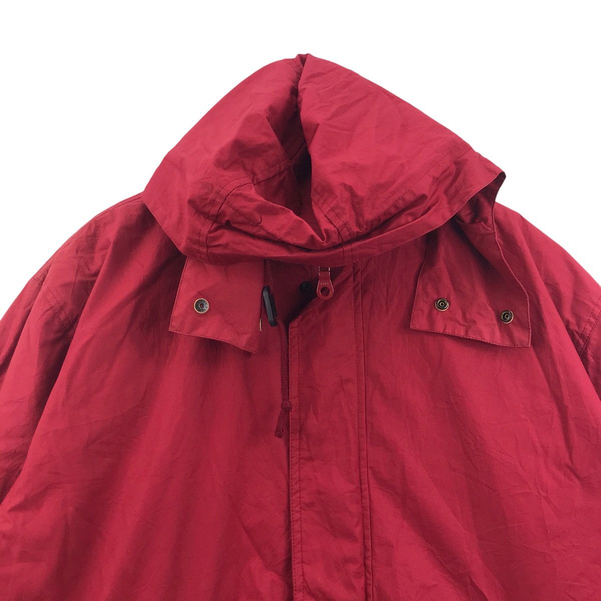 Faconnable FACONNABLE Big Print Back Hit Red Hooded Parka Jacket Size US M / EU 48-50 / 2 - 4 Thumbnail