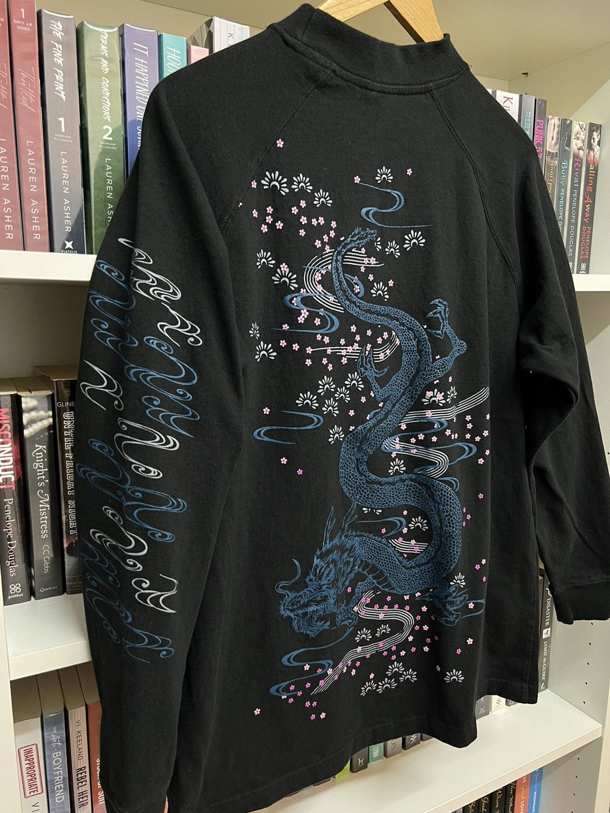 Japanese Brand Cross Keys Japan Dragon Tattoo Long Sleeve Size US XL / EU 56 / 4 - 2 Thumbnail