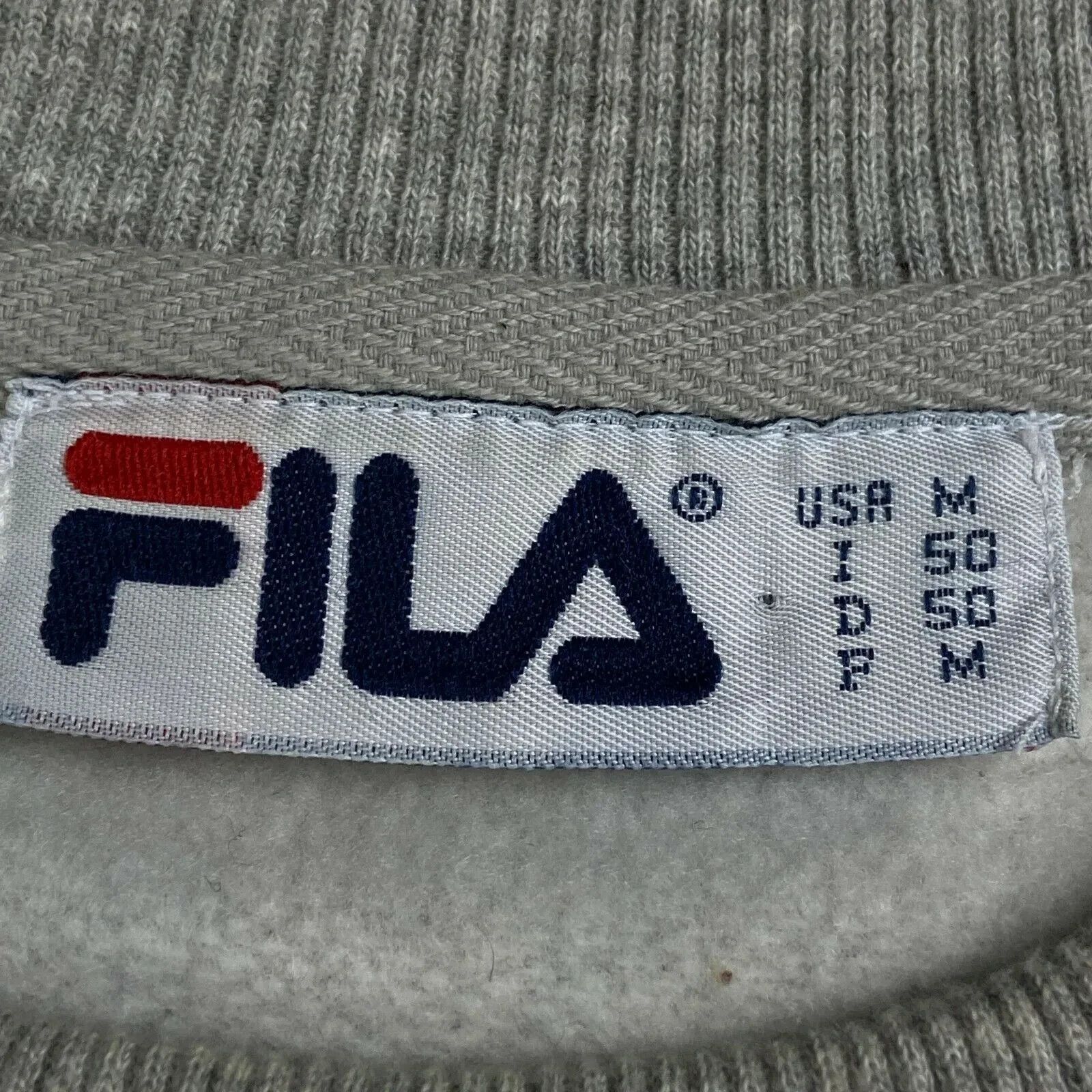 Fila × Vintage Mens Sweatshirt Fila Vintage Big Logo Size M Size US M / EU 48-50 / 2 - 4 Thumbnail