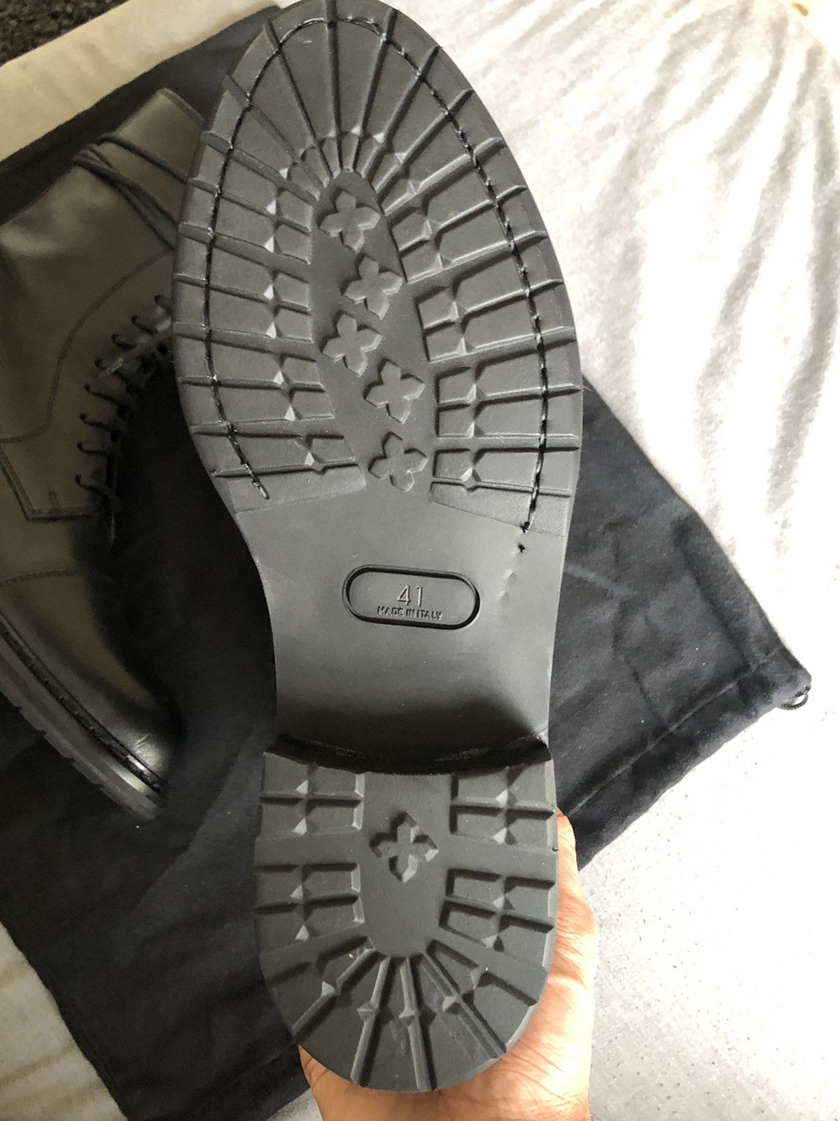 Ann Demeulemeester Ann Demeulemasteer Lace up ankle boots vitello Size US 8 / EU 41 - 3 Thumbnail
