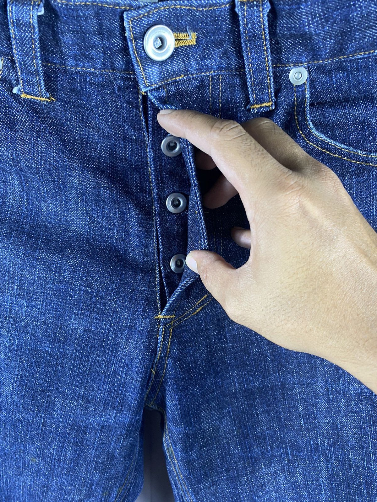45rpm × Japanese Brand × Vintage Vintage 45RPM Japanese Native Navajo Pocket Denim Jeans Size US 31 - 10 Thumbnail