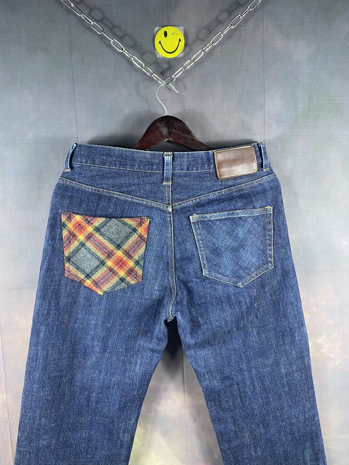 45rpm × Japanese Brand × Vintage Vintage 45RPM Japanese Native Navajo Pocket Denim Jeans Size US 31 - 5 Thumbnail