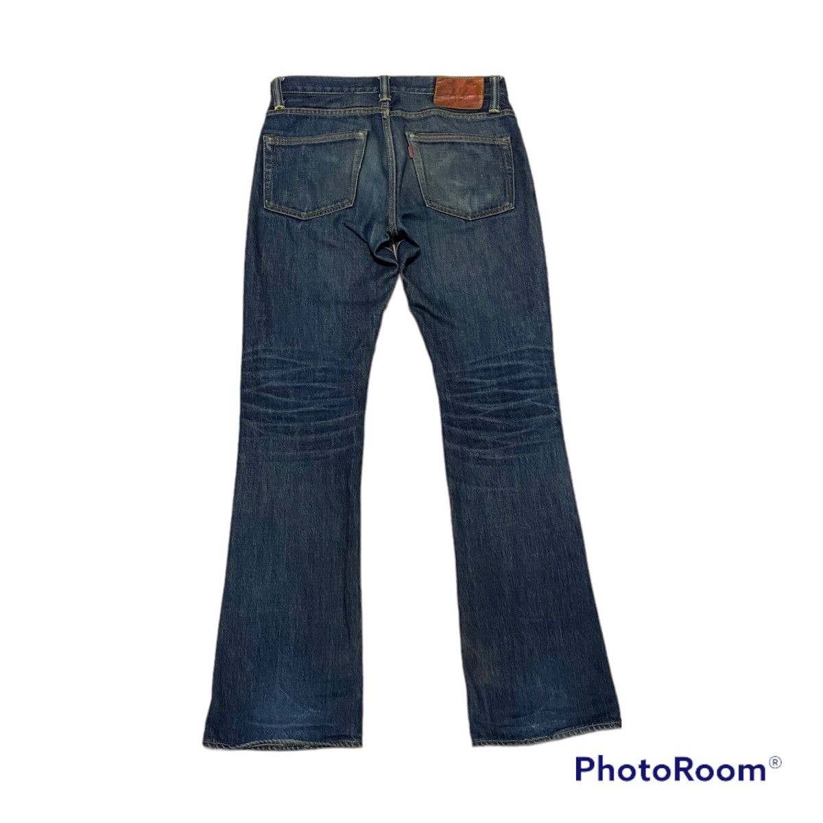 Japanese Brand × Vintage Vintage Japan Skulls Ripped Flare Jeans Denim Pants Size US 31 - 2 Thumbnail