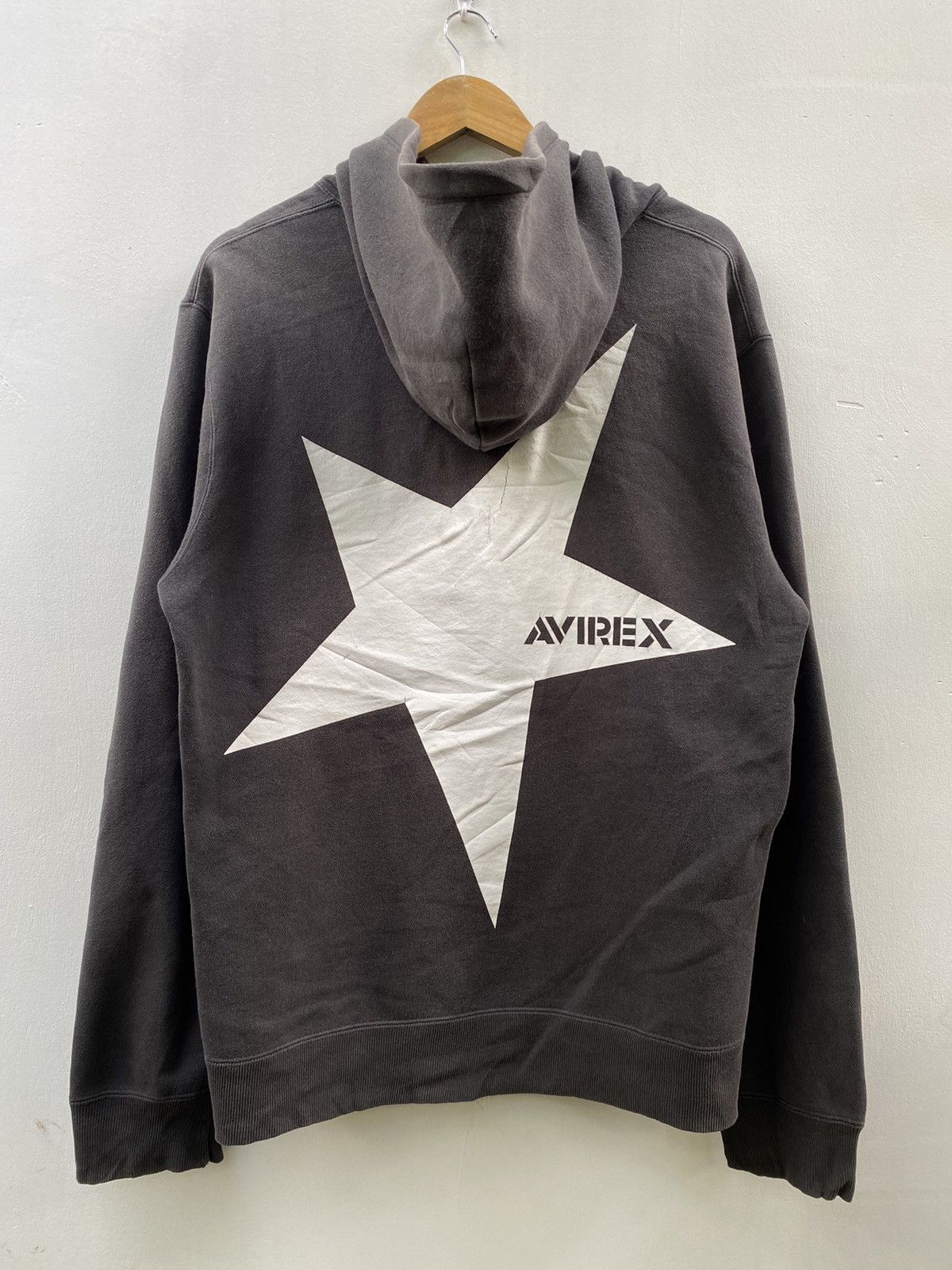 Avirex Vintage Avirex logo Star Faded hoodies Size US XL / EU 56 / 4 - 1 Thumbnail