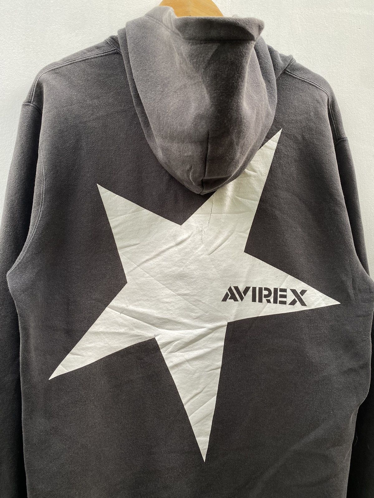 Avirex Vintage Avirex logo Star Faded hoodies Size US XL / EU 56 / 4 - 4 Thumbnail