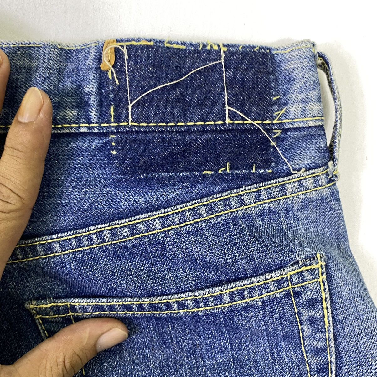 Jean × Vintage Selvedge🔥 Vintage Big Stone Half Selvedge Denim Pants Size US 29 - 12 Thumbnail